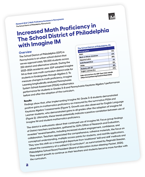 Cover page of an Imagine IM research paper.